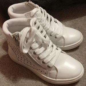 Girls high top sneakers